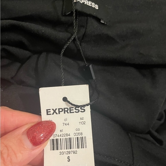 Express super high waisted flare sequin pant size Small - Picture 5 of 13